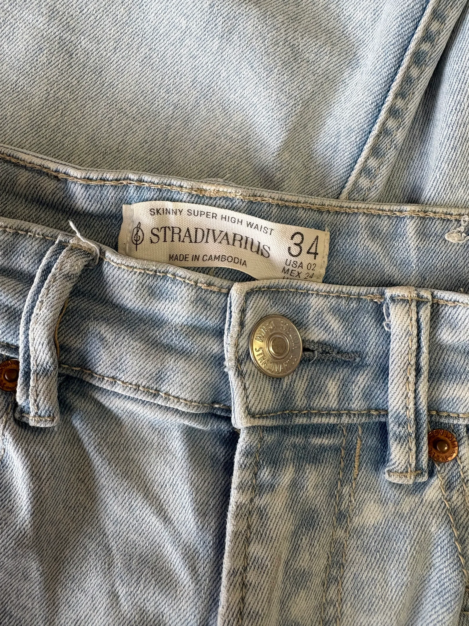 Stradivarius skinny farmerice